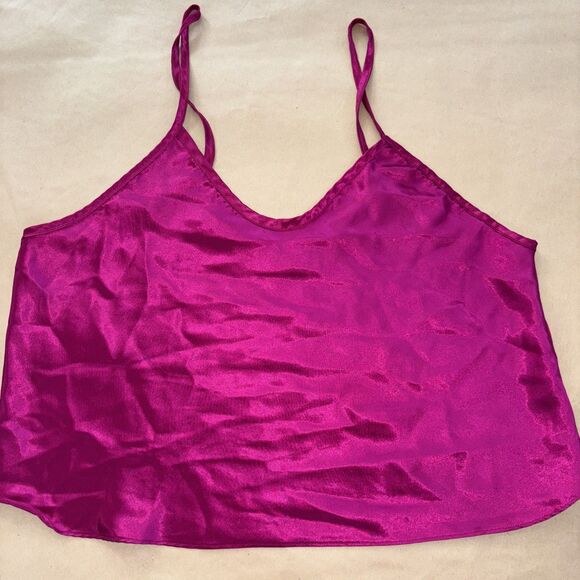 Women’s Copacabana Hot Pink Lingerie Top Camisole Large - Picture 1 of 7